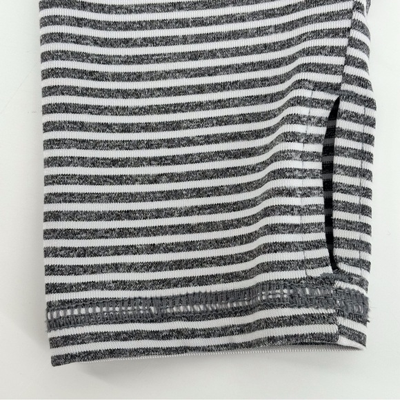 90 Degree by Reflex Grey & White Striped Girls' Hoodie with Pink Accents, 10 - Picture 6 of 13